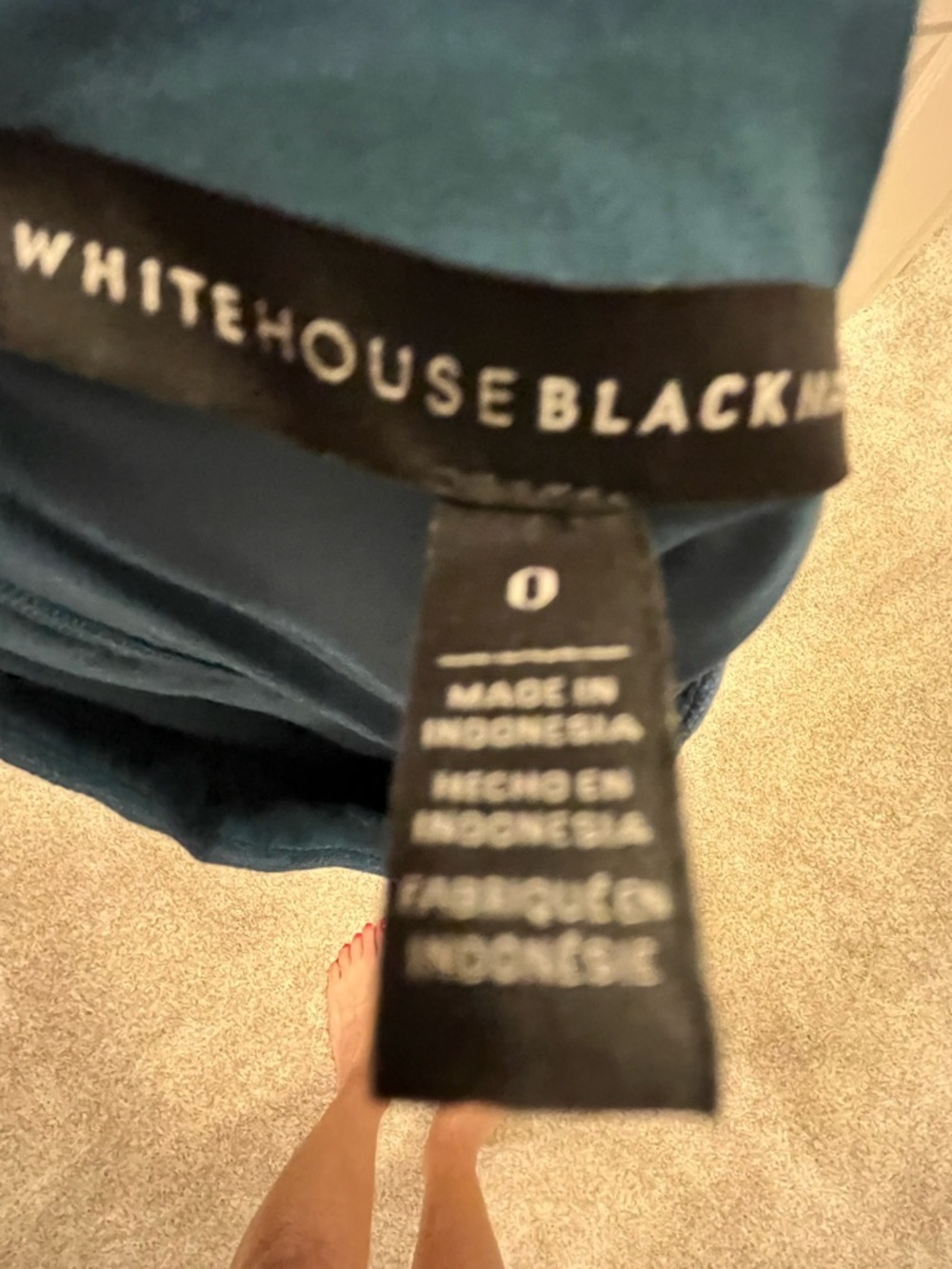 3pc Suit White House Black Market Teal (Blazer, Pants and Skirt) - Picture 3 of 7